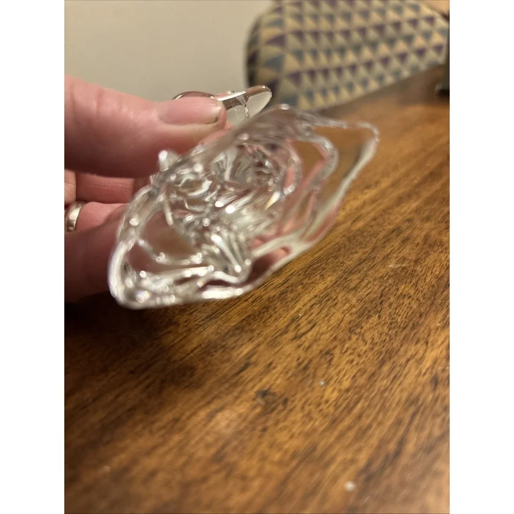 Lenox Clear Full Lead Crystal Dolphin Collectable Figurine